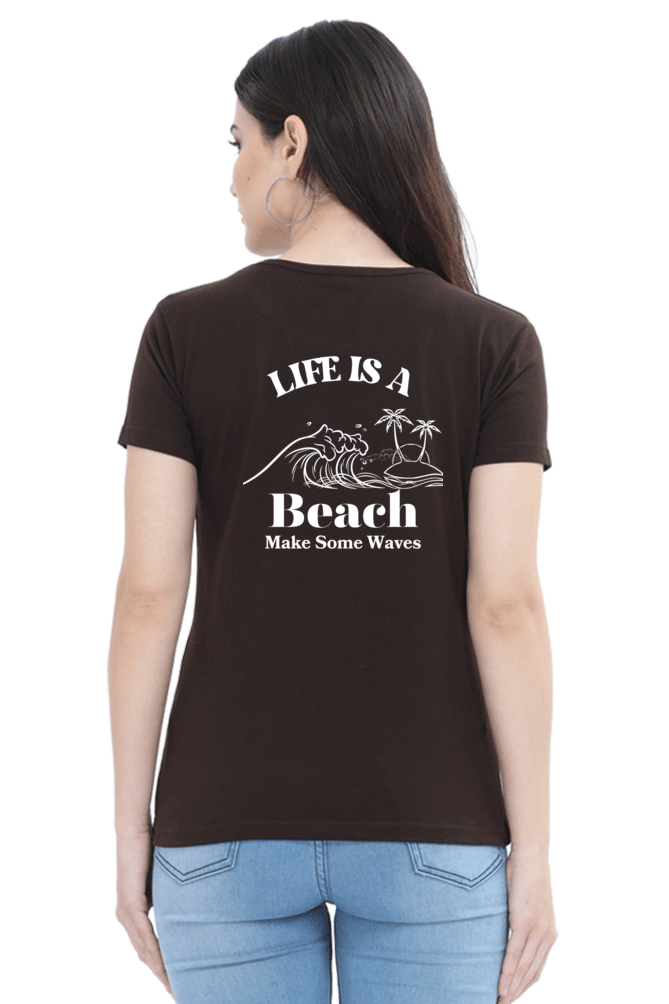 Life is a Beach - Mongerize Life is a Beach - Coffee Brown / S