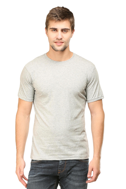 Solid T-Shirt Grey Melange