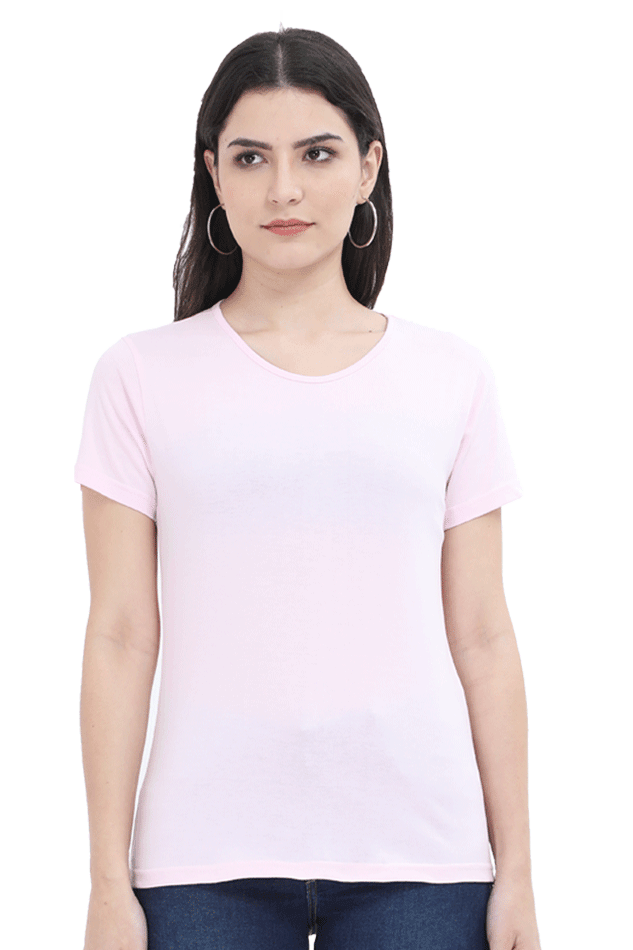 Fitted T-Shirt - Mongerize Fitted T-Shirt - Light Baby Pink / S