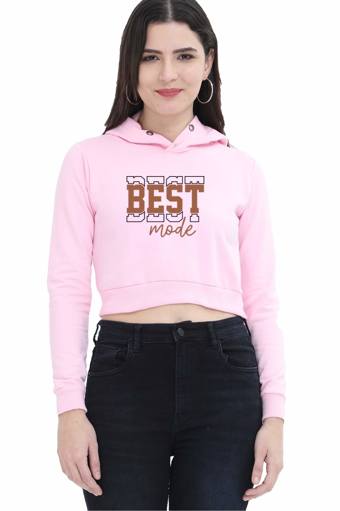 Best Mode - Crop Hoodie