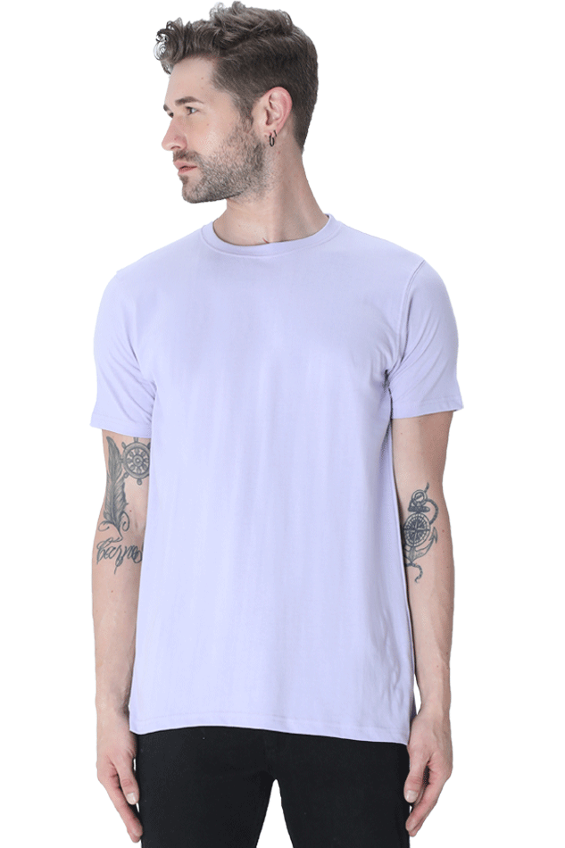 Solid T-Shirt Lavender