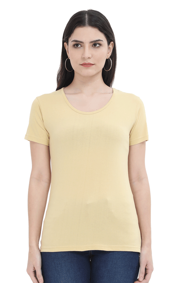 Fitted T-Shirt - Mongerize Fitted T-Shirt - Beige / S