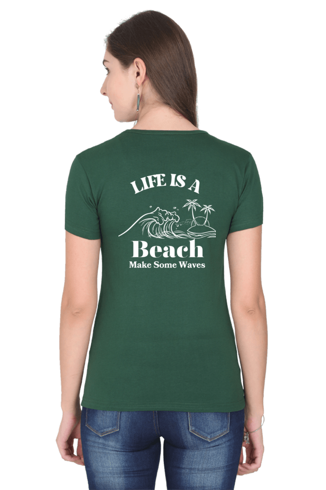 Life is a Beach - Mongerize Life is a Beach - Bottle Green / S