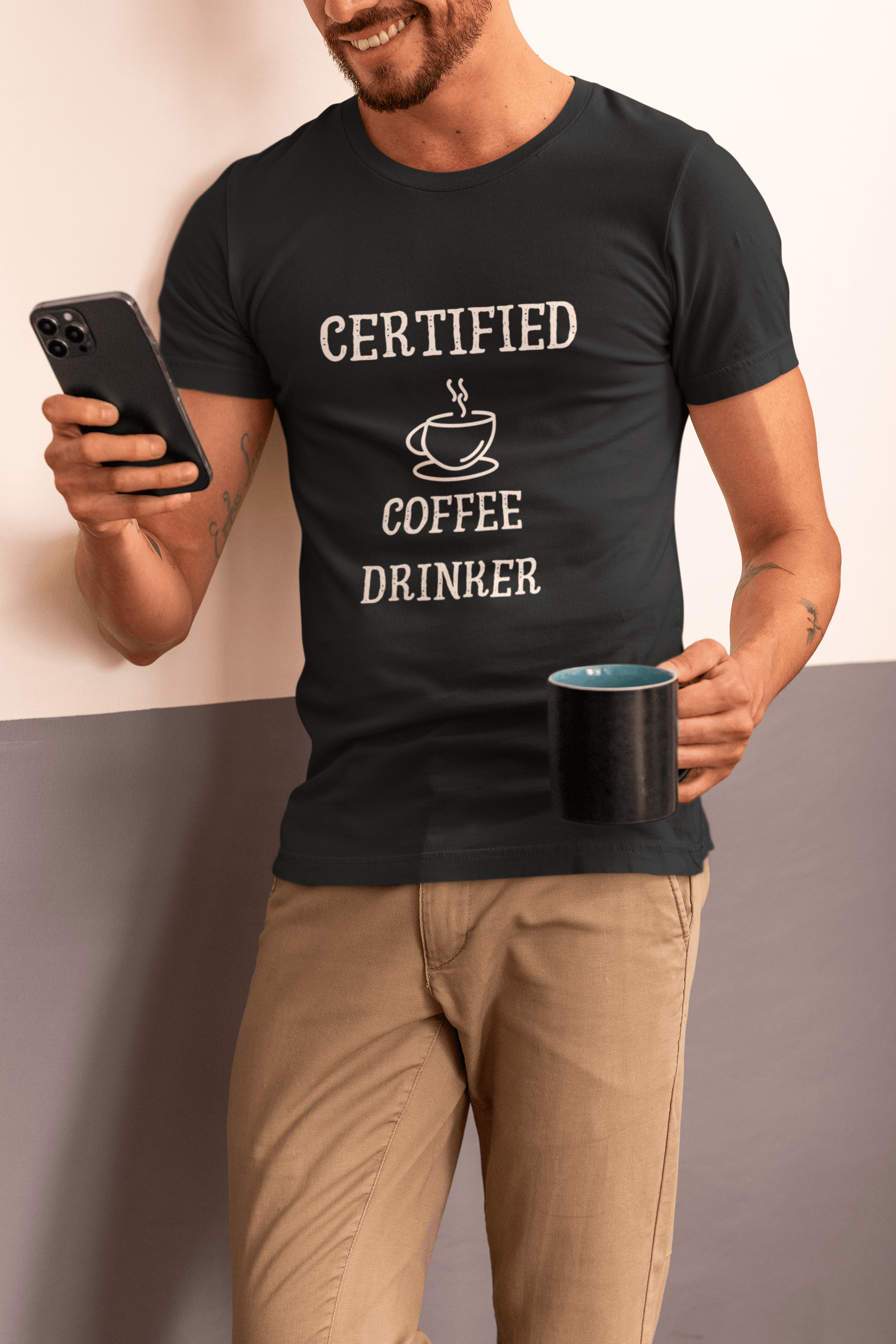 Certified Coffee Drinker - Mongerize Certified Coffee Drinker - Black / S