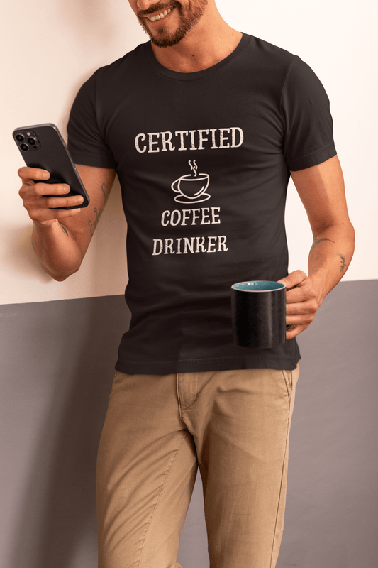 Certified Coffee Drinker - Mongerize Certified Coffee Drinker - Coffee Brown / S