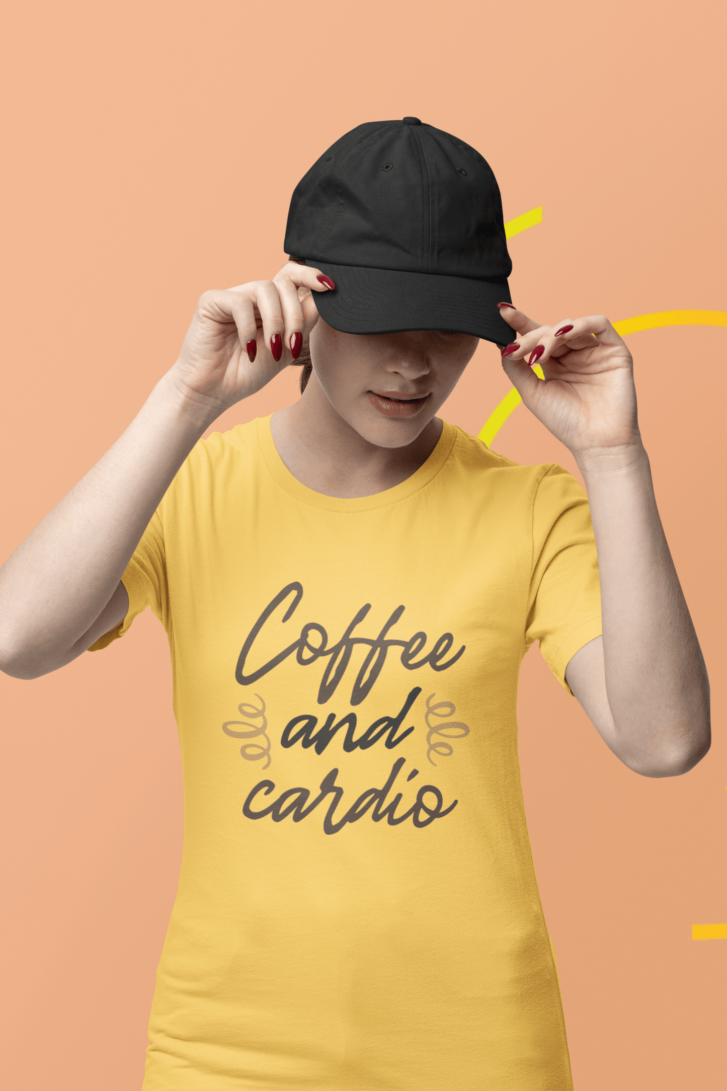 Coffee and Cardio - Mongerize Coffee and Cardio - Yellow / XS