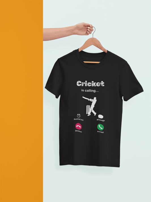 Cricket is Calling 📞🏏 - Mongerize Cricket is Calling 📞🏏 - Black / S