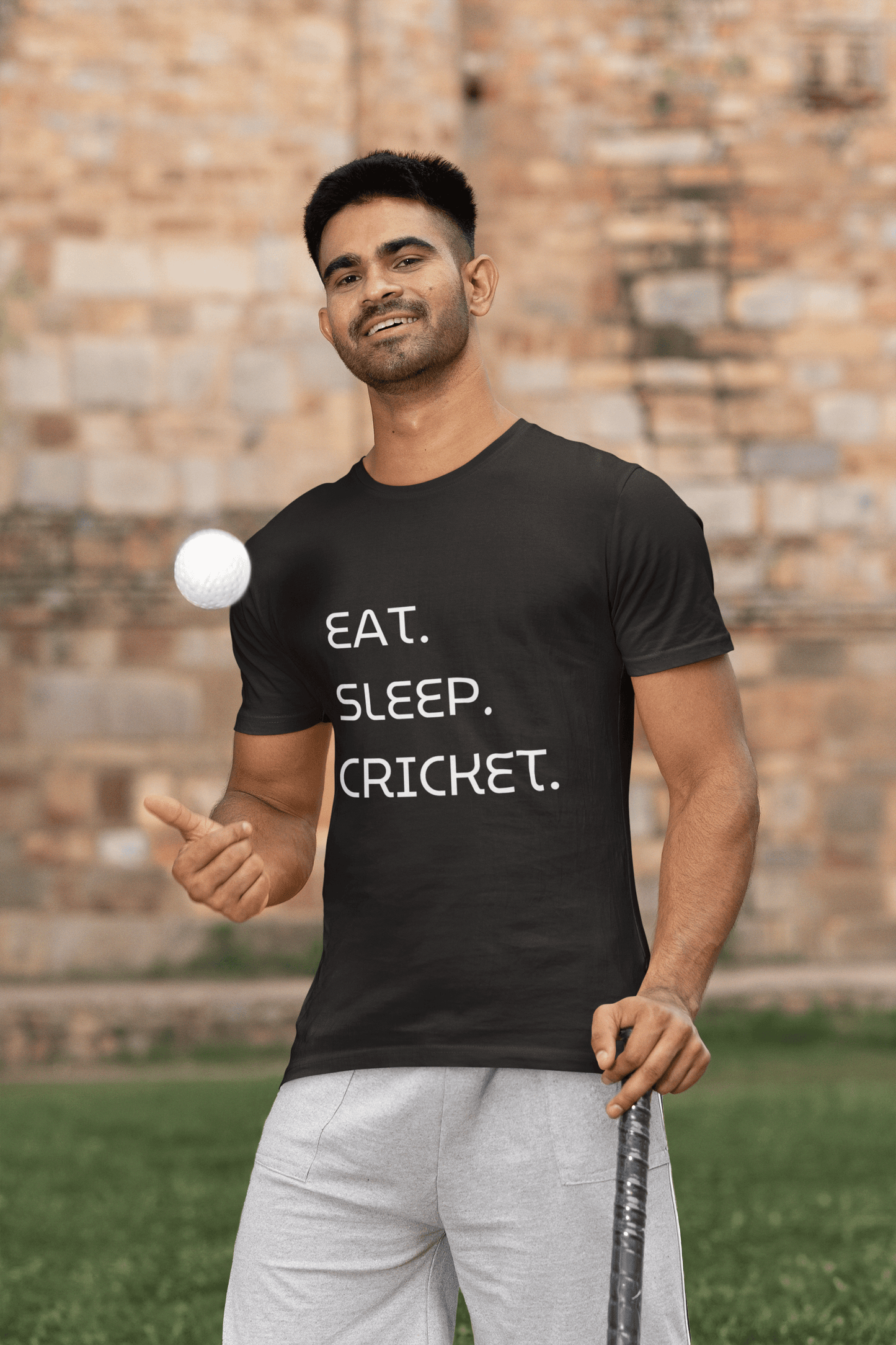 Eat Sleep Cricket🏏 - Mongerize Eat Sleep Cricket🏏 - Black / S