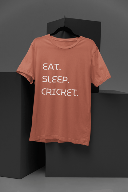 Eat Sleep Cricket🏏 - Mongerize Eat Sleep Cricket🏏 - Copper / S