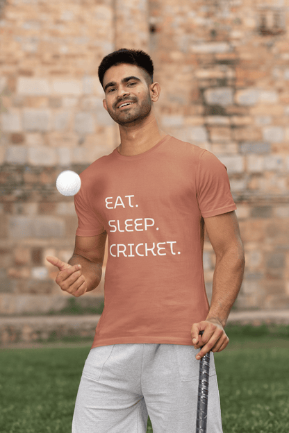 Eat Sleep Cricket🏏 - Mongerize Eat Sleep Cricket🏏 - Black / S