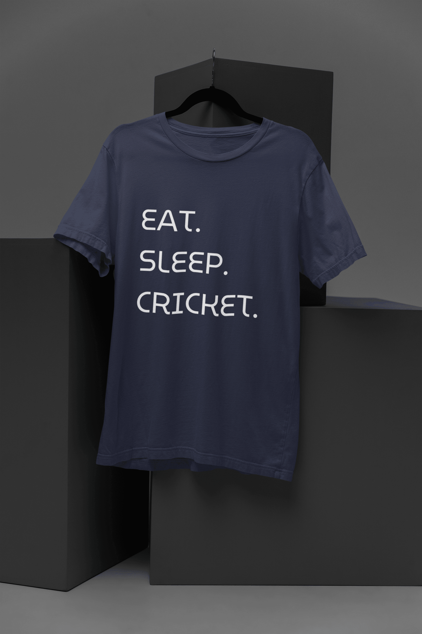 Eat Sleep Cricket🏏 - Mongerize Eat Sleep Cricket🏏 - Navy Blue / S