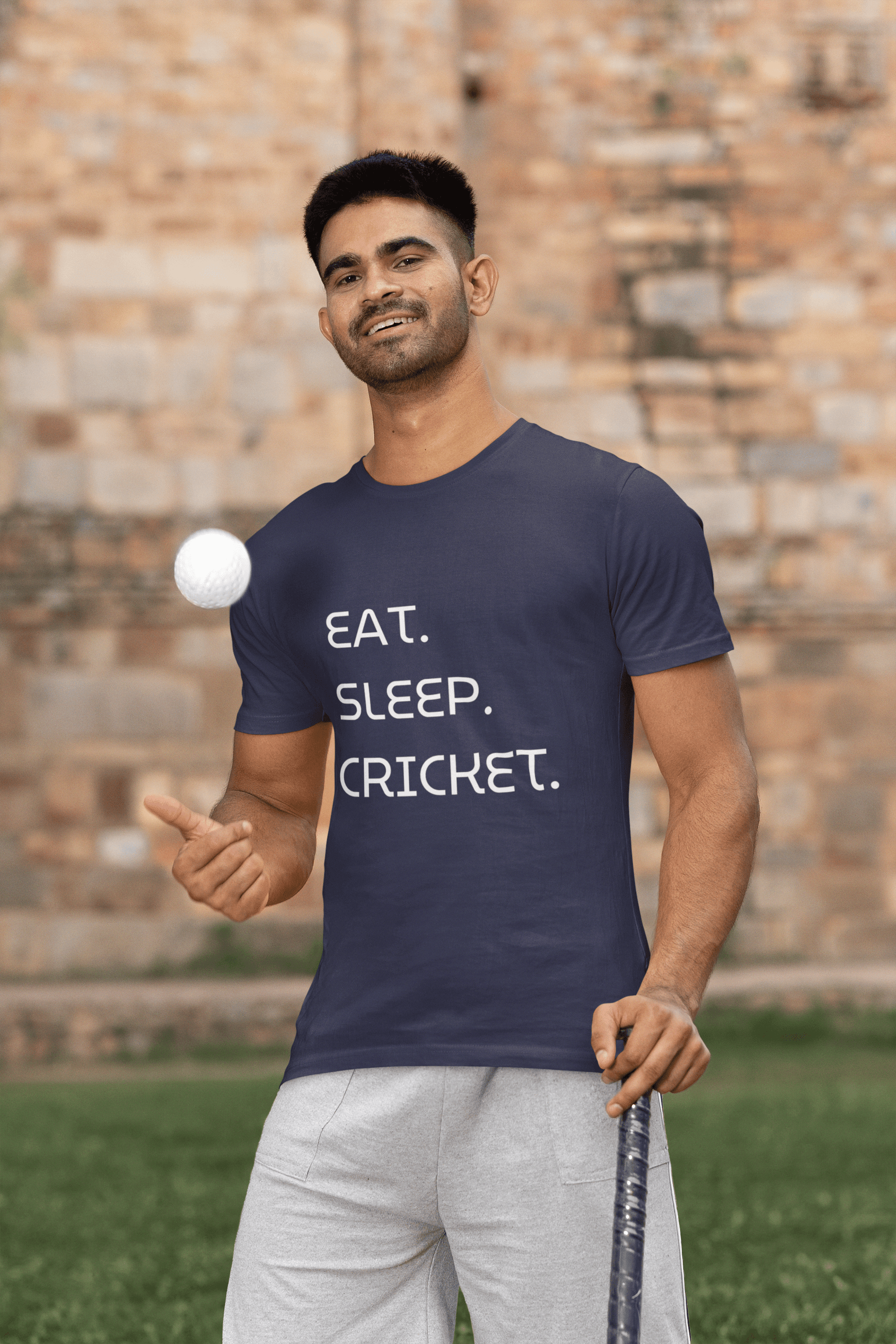 Eat Sleep Cricket🏏 - Mongerize Eat Sleep Cricket🏏 - Black / S