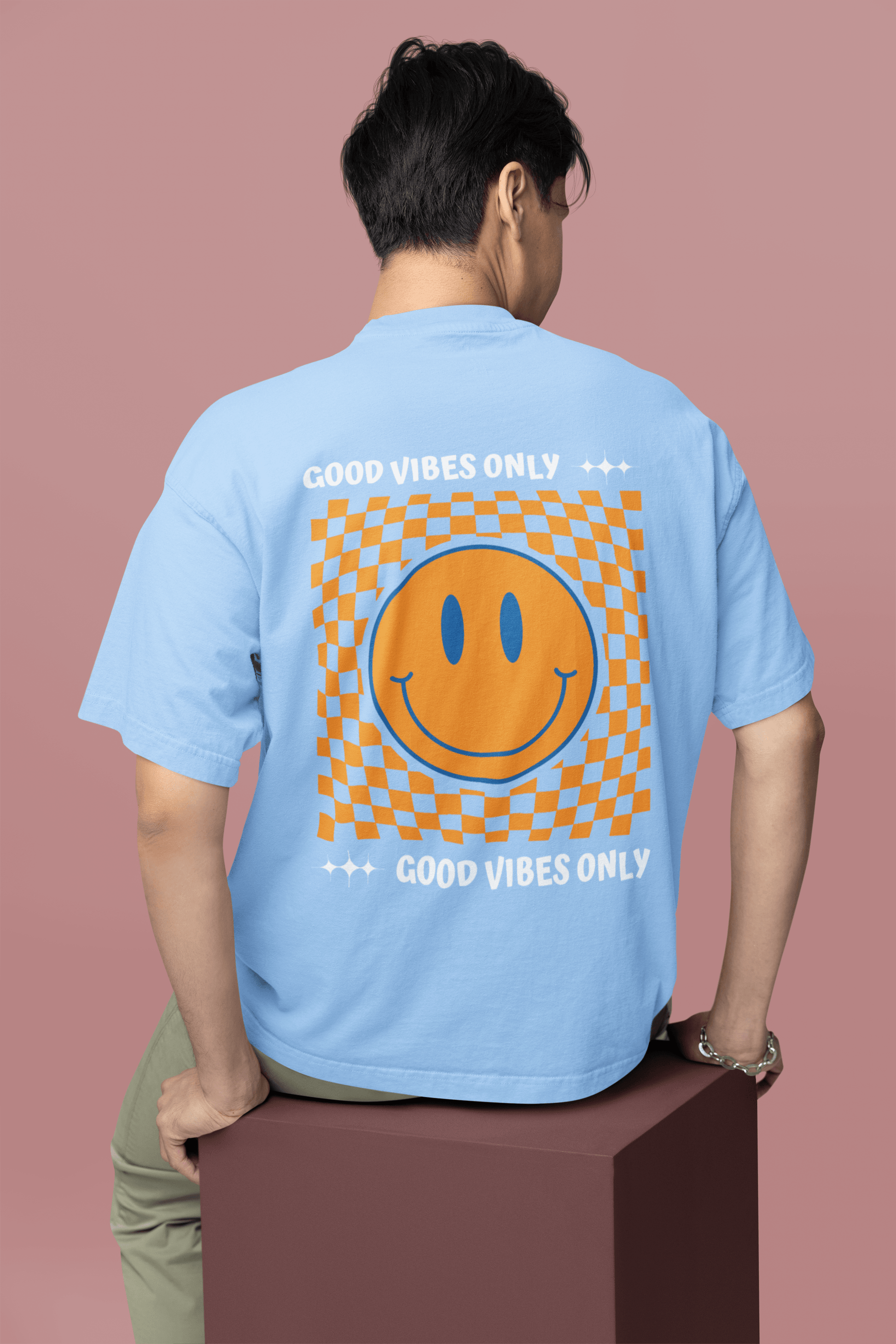 Good Vibes Only - Oversized T-Shirt - Mongerize Good Vibes Only - Oversized T-Shirt - Black / S