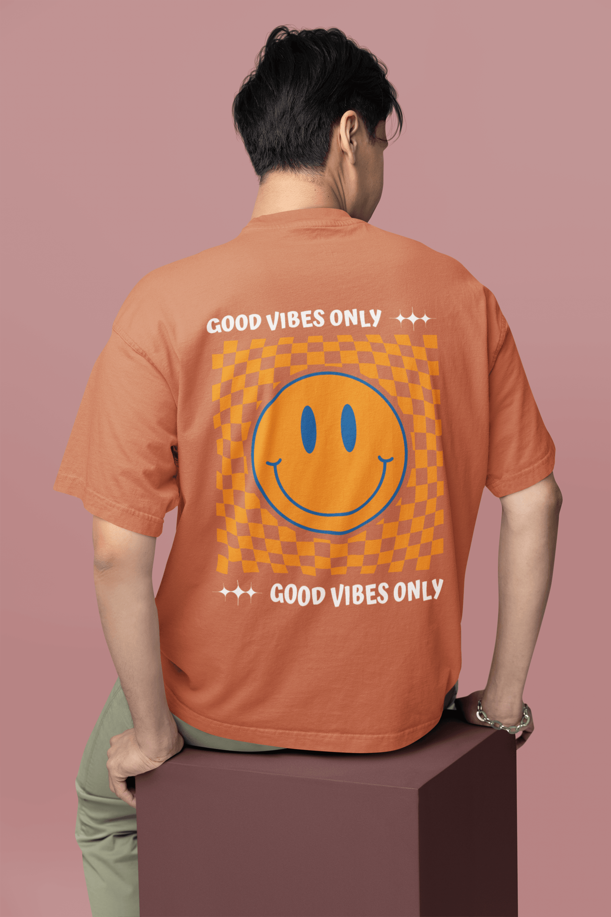 Good Vibes Only - Oversized T-Shirt - Mongerize Good Vibes Only - Oversized T-Shirt - Black / S