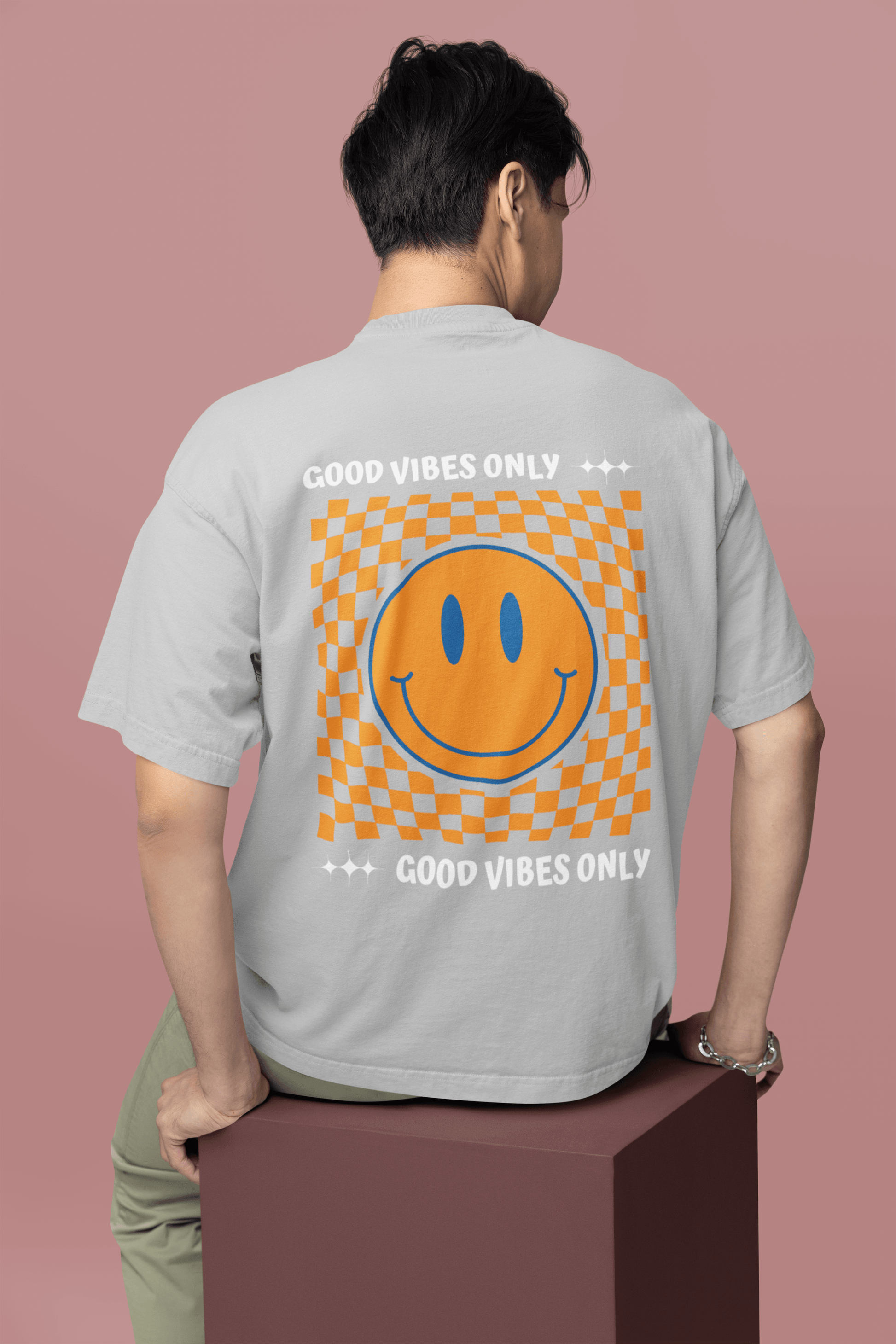 Good Vibes Only - Oversized T-Shirt - Mongerize Good Vibes Only - Oversized T-Shirt - Black / S