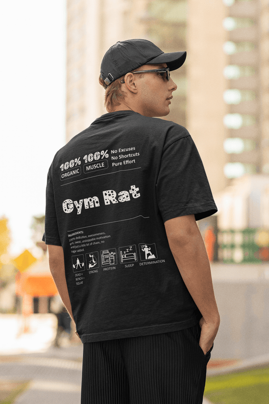 Gym Rat Oversized Tee Darker - Mongerize Gym Rat Oversized Tee Darker - Black / S