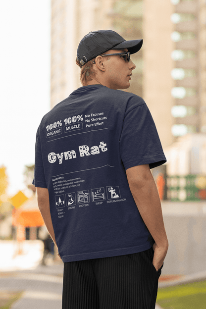 Gym Rat Oversized Tee Darker - Mongerize Gym Rat Oversized Tee Darker - Black / S