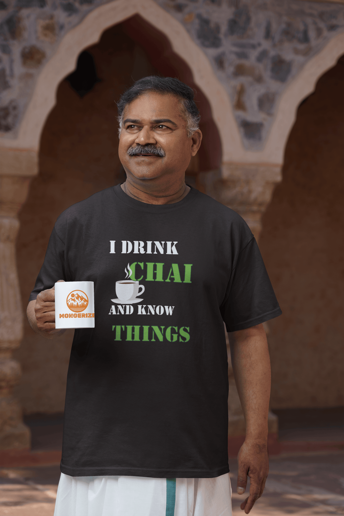 I Drink Chai and Know Things - Mongerize I Drink Chai and Know Things - Black / S