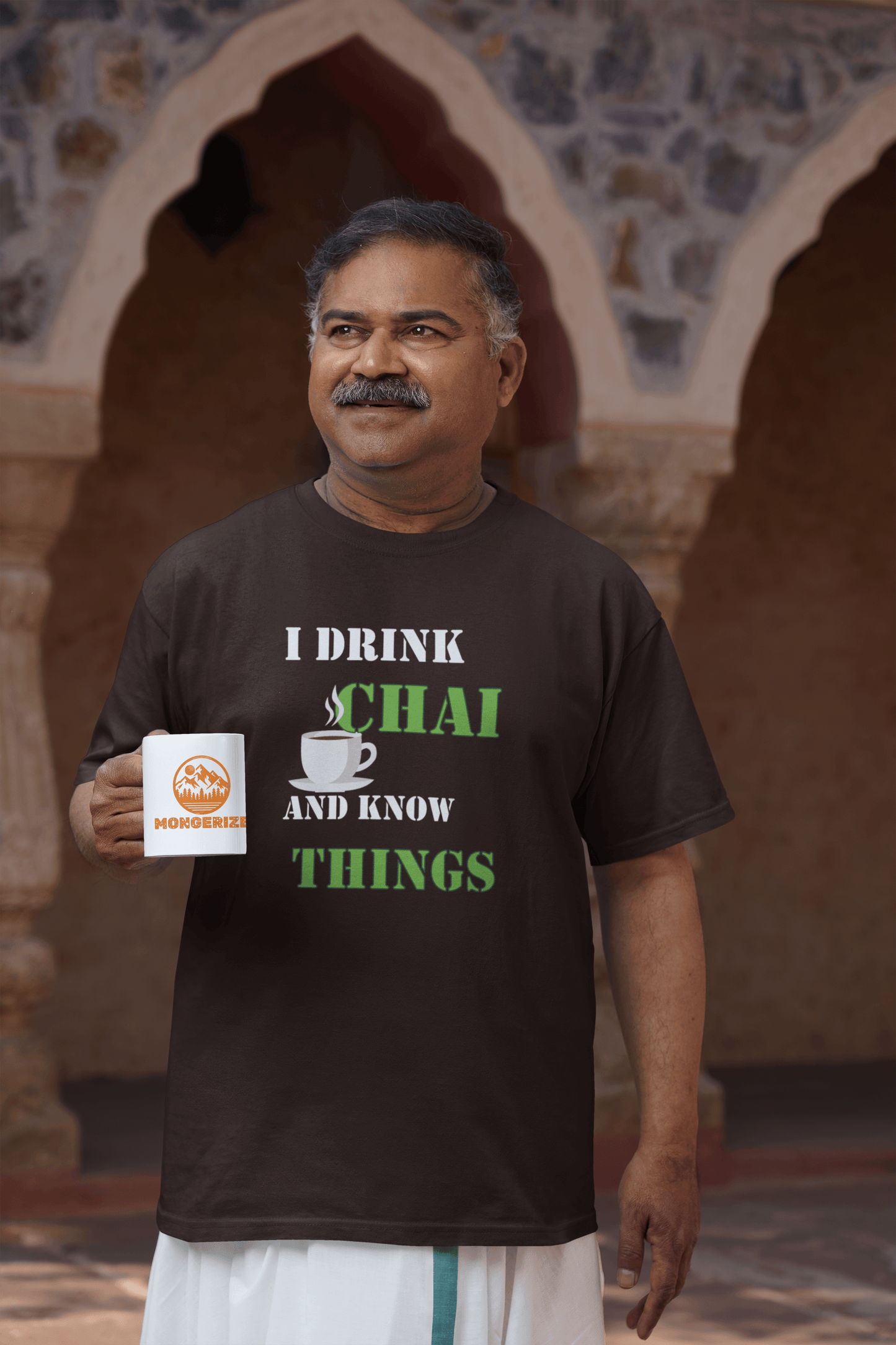 I Drink Chai and Know Things - Mongerize I Drink Chai and Know Things - Black / S