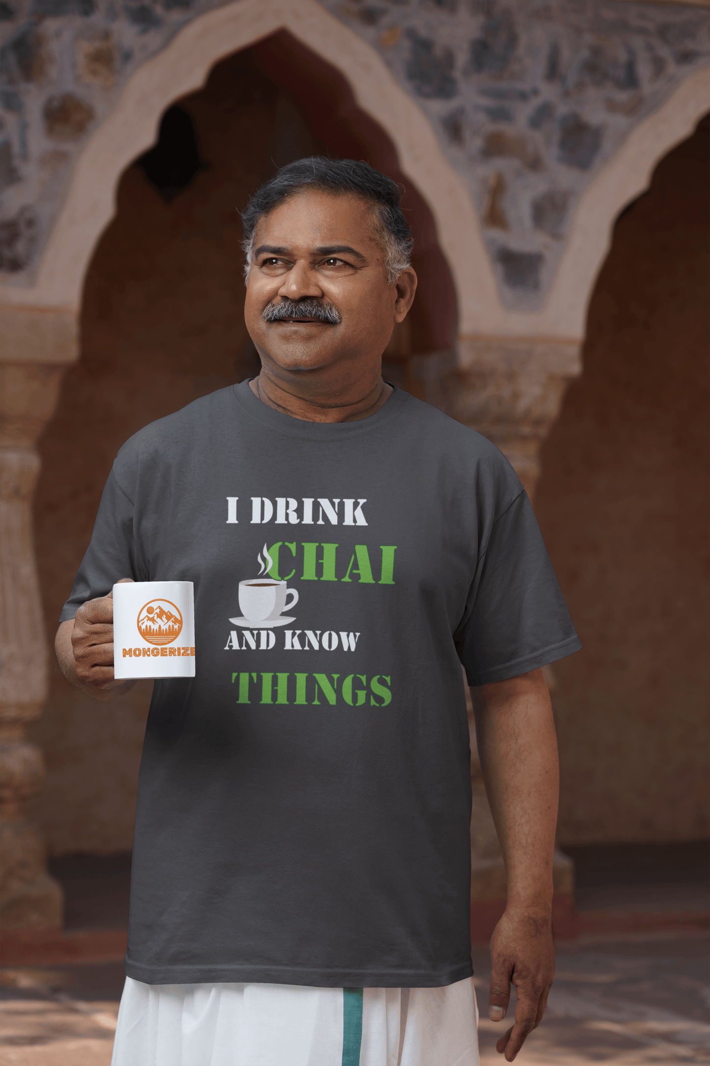 I Drink Chai and Know Things - Mongerize I Drink Chai and Know Things - Black / S