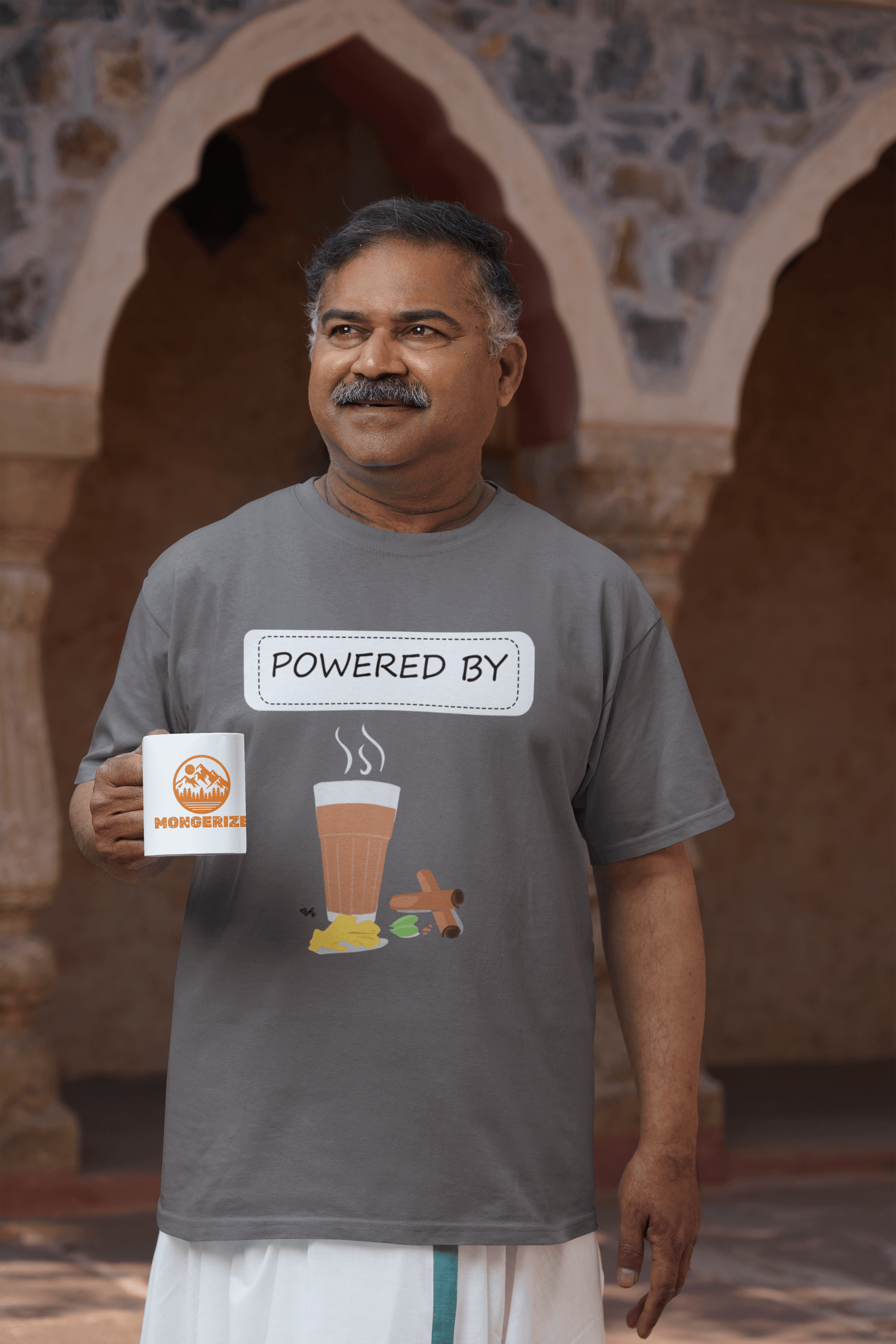 Powered by Chai - Mongerize Powered by Chai - Black / S