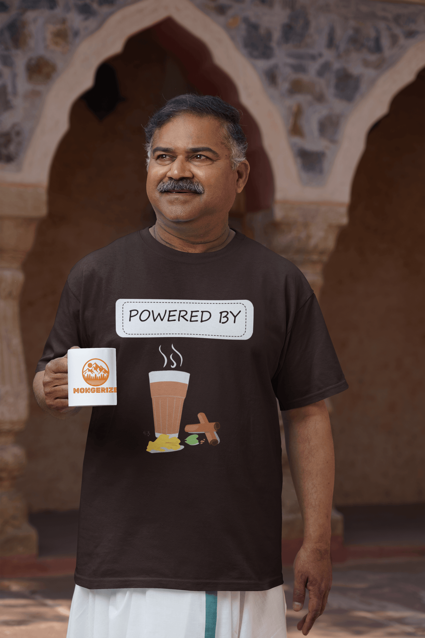 Powered by Chai - Mongerize Powered by Chai - Black / S