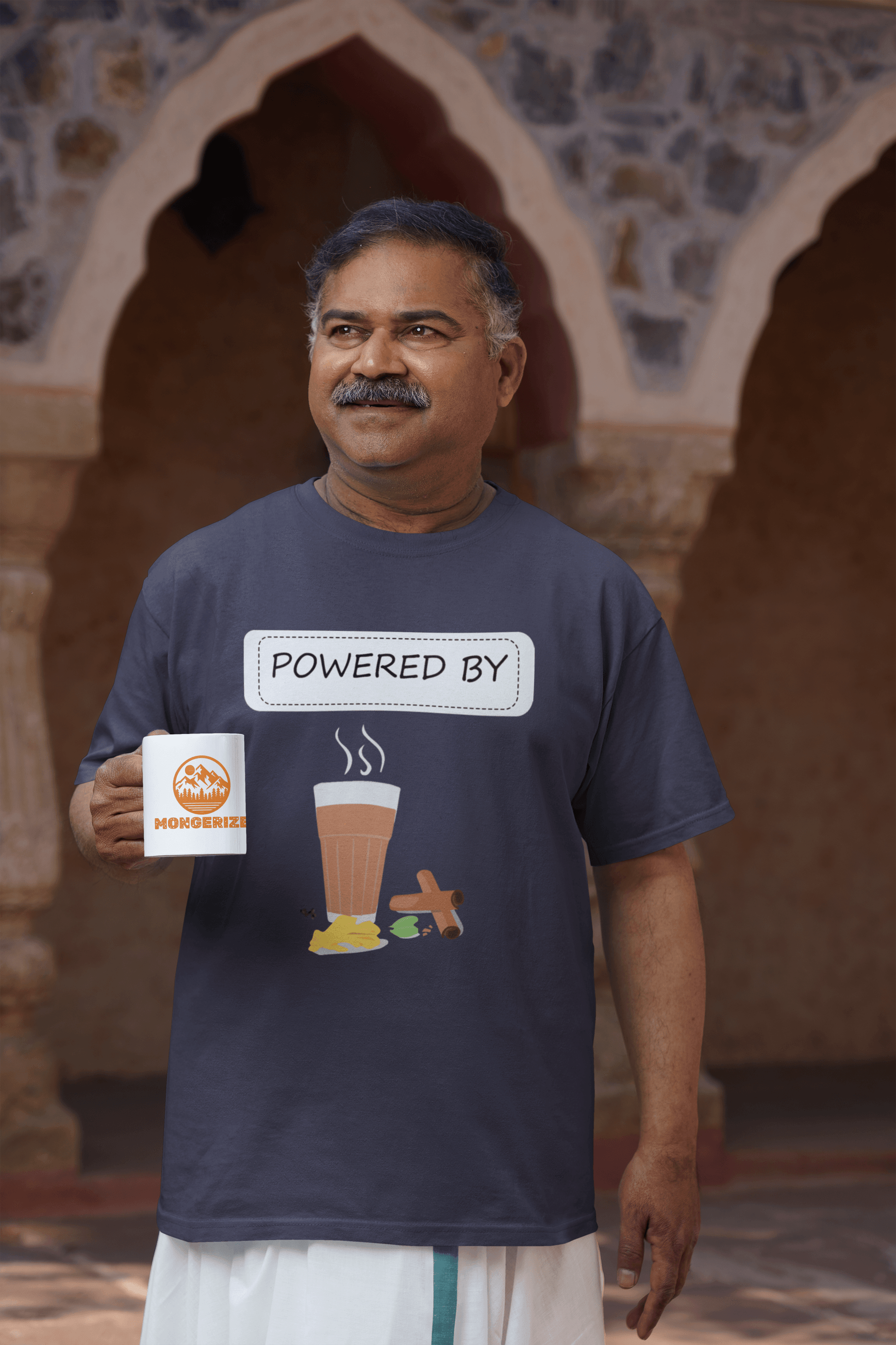 Powered by Chai - Mongerize Powered by Chai - Black / S