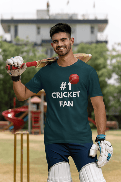 No. 1 Cricket Fan 🥇🏏 - Mongerize No. 1 Cricket Fan 🥇🏏 - Black / S